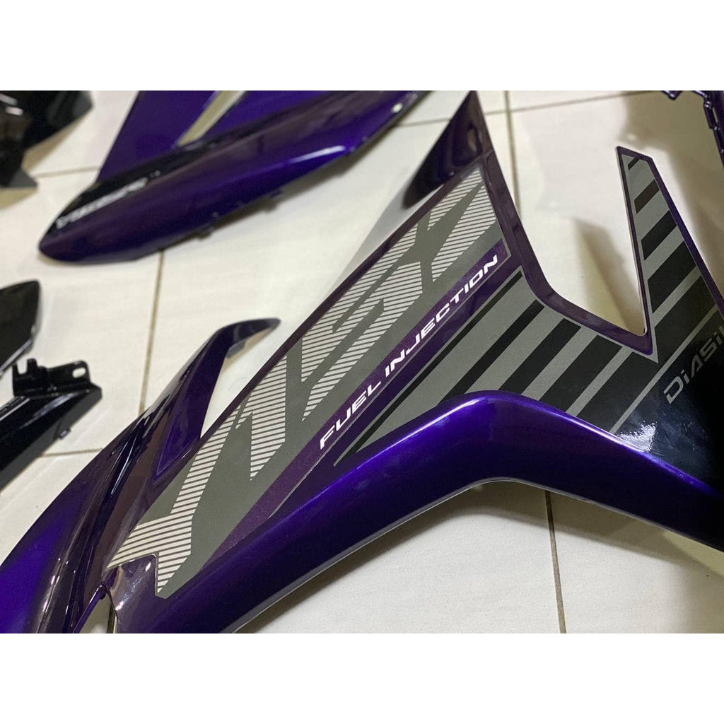 COVER SET Y15ZR V1 V2 PURPLE FULL FIRST EDITION COVERSET BODYSET Y15ZR Y15 YSUKU VELOZI SIAP TAMPAL