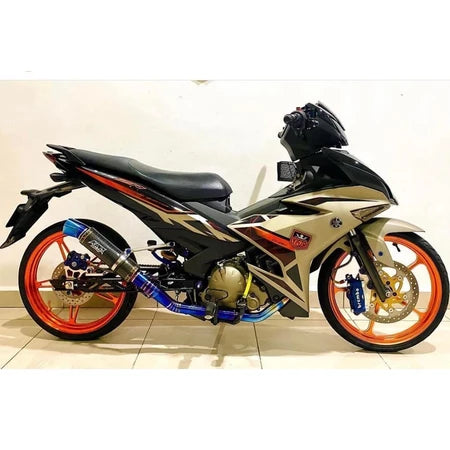 COVERSET BODYSET YAMAHA Y15 Y15ZR YSUKU V1 V2 100% ORIGINAL HLY VELOZI GREY MATT MT2 TITAN 2020 HONG LEONG YAMAHA WS3