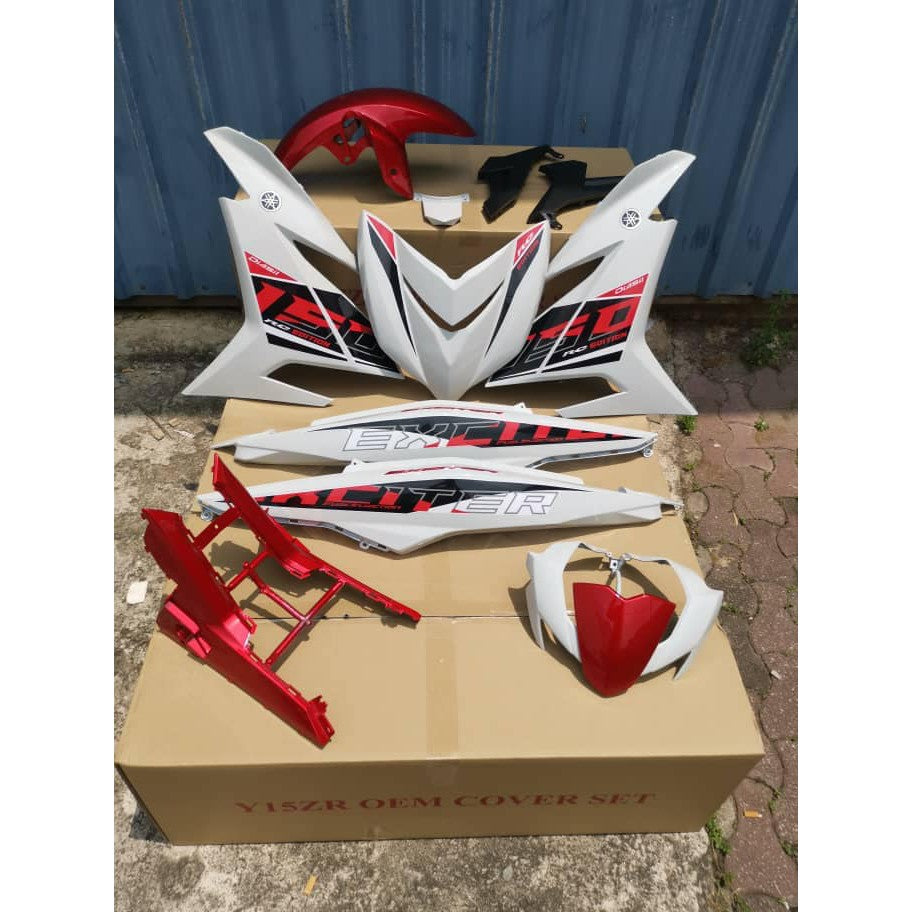 COVERSET ORIGINAL EQUIPMENT MANUFACTURER (OEM) - Y15ZR V2 EXCITER EXR RC 2020 - NEW DESIGN - FREE EMBLEM -
