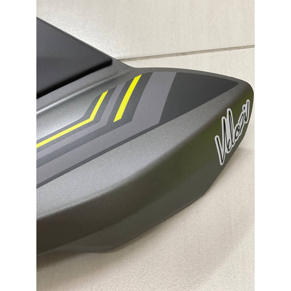 YAMAHA LC LC135 V6 V7 GREY MATT LEMON PATTERN LINE 2022 - COVERSET BODYSET SIAP TANAM VELOZI WITH COVER METER SD16