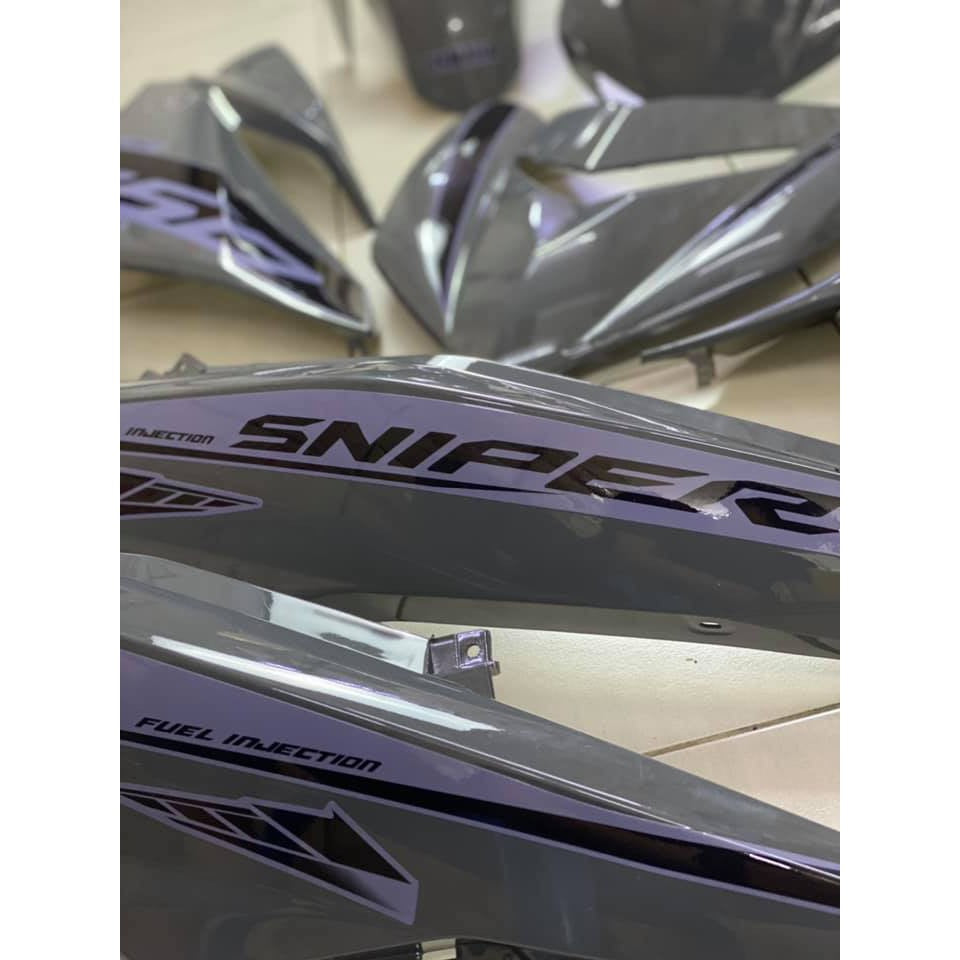 COVERSET BODYSET OEM SET Y Y15 Y15ZR YSUKU V1 V2 SNIPER GP GREY 2021 DESIGN COLOUR - ORIGINAL EQUIPMENT MANUFACTURER