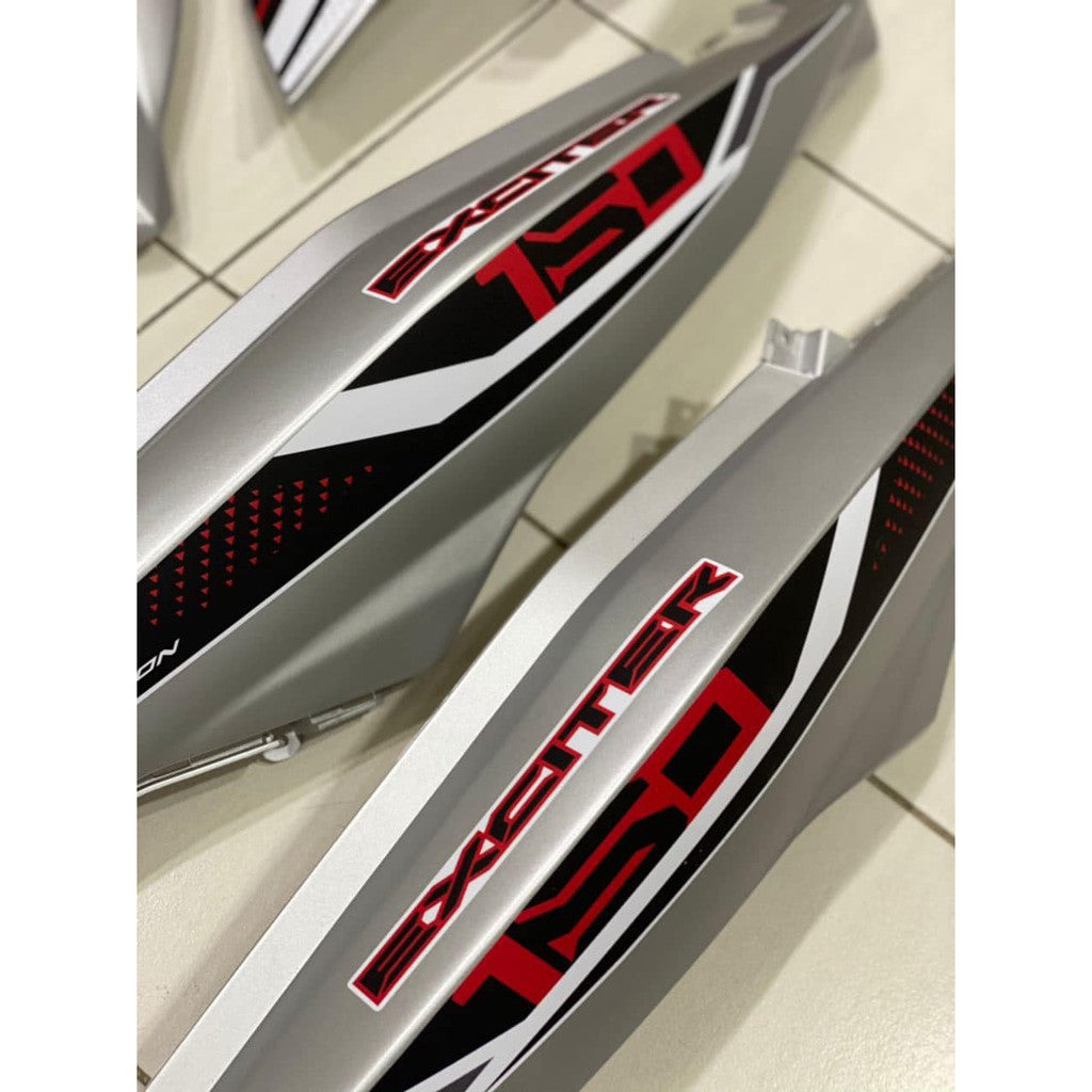 YAMAHA BODYSET Y15 YSUKU Y15ZR V1 V2 EXCITER 2021 NEW DESIGN SPECIAL EDITION SILVER STRIPE TANAM CLEAR - OEM COVERSET