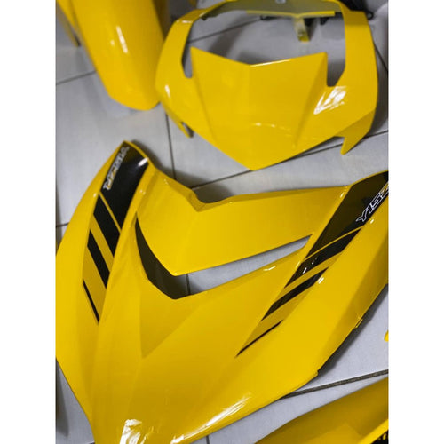 COVER SET Y15ZR V1 V2 YELLOW FULL FIRST EDITION PREMIUM COVERSET BODYSET Y15ZR Y15 YSUKU NEW ORIGINAL VELOZI SIAP TAMPAL
