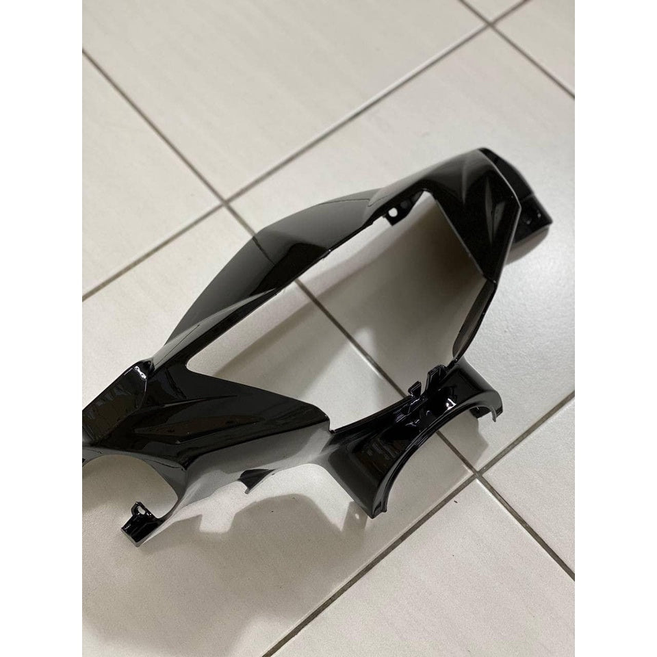 COVERSET LC LC135 V1 THAI DESIGN SPARK BLACK HITAM 2022 YAMAHA OEM ORIGINAL EQUIPMENT STRIPE TANAM CLEAR 2K