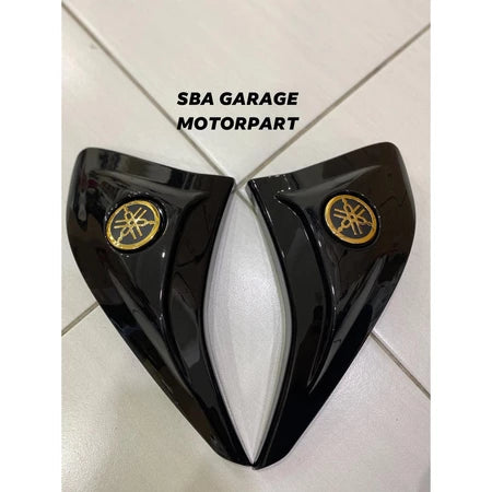 COVER CAP OEM EMBLEM SILVER/GOLD LC135 LC V6 V5 V4 V3 V2 AIR SCOOP LEG SHIELD – 5 COLOUR AVAILABLE – OEM SET