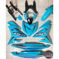 COVER SET Y15ZR V1 V2 SKY BLUE ANNIVERSARY COVERSET BODYSET Y15ZR Y15 YSUKU VELOZI SIAP TAMPAL