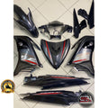 COVERSET YAMAHA ORIGINAL SIAP TAMPAL LC V6 GREY MERAH SE LIMITED EDITION – FREE EMBLEM TIMBUL ORIGINAL  HONG LEONG 100%