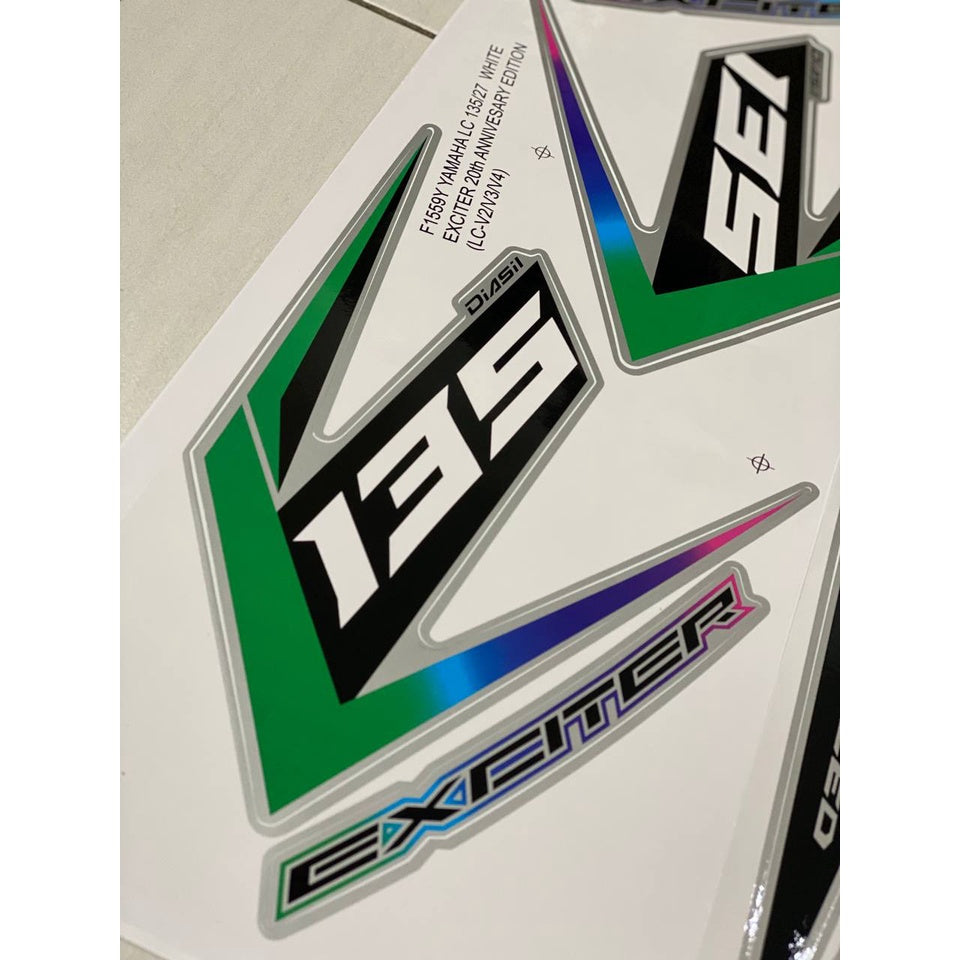 STICKER BODYSET / STRIPE COVERSET LC V2 V3 V4 ANNIVERSARY MORITAKA YAMAHA ORIGINAL