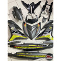 COVERSET Y15 Y15ZR V1 V2 GREY MATT 2019 STRIPE SIAP TAMPAL BODYSET YSUKU ORIGINAL HLY VELOZI / M SEKI WS5