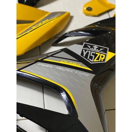 COVERSET Y15ZR Y15 V1 V2 YELLOW BLACK ORIGINAL DESIGN RYC1 2017 PREMIUM BODYSET VELOZI / DOCTOR / HLY