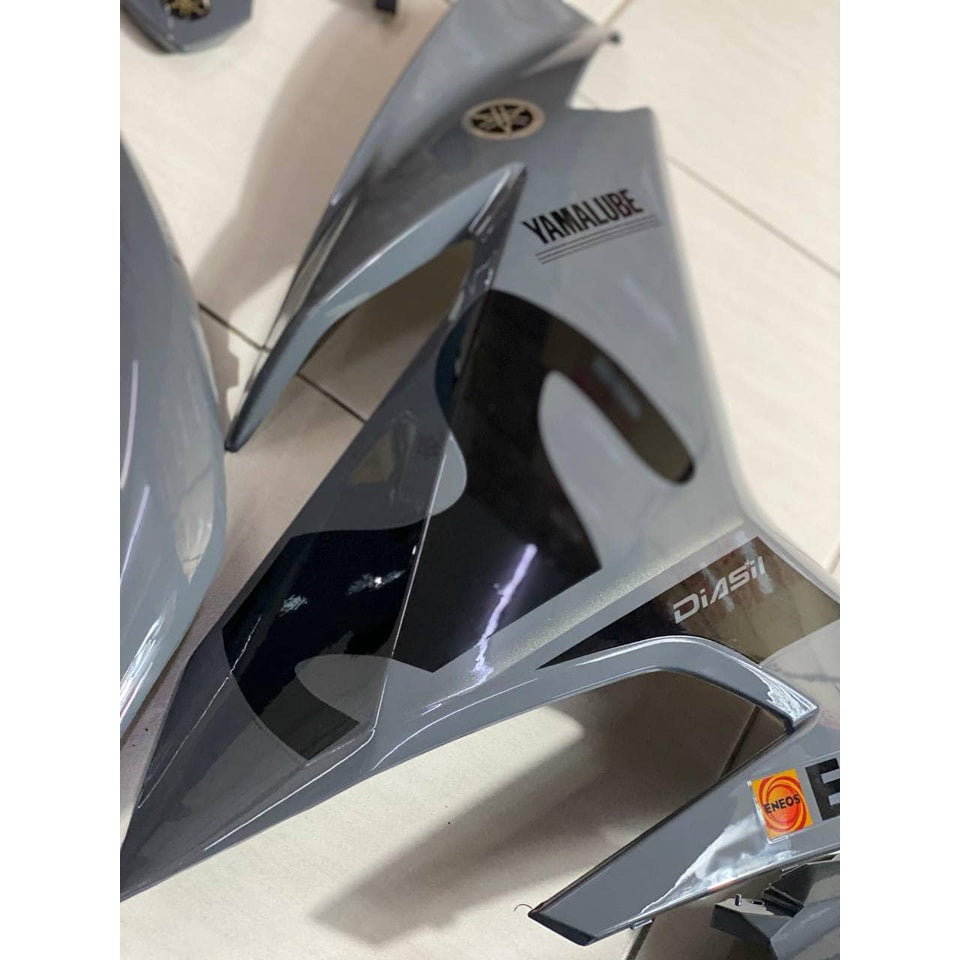 COVER SET MOVISTAR M HITAM KHAKIS GREY TANAM COVERSET PREMIUM EDITION BODYSET Y15ZR Y15 YSUKU V1 V2 NEW ORIGINAL VELOZI