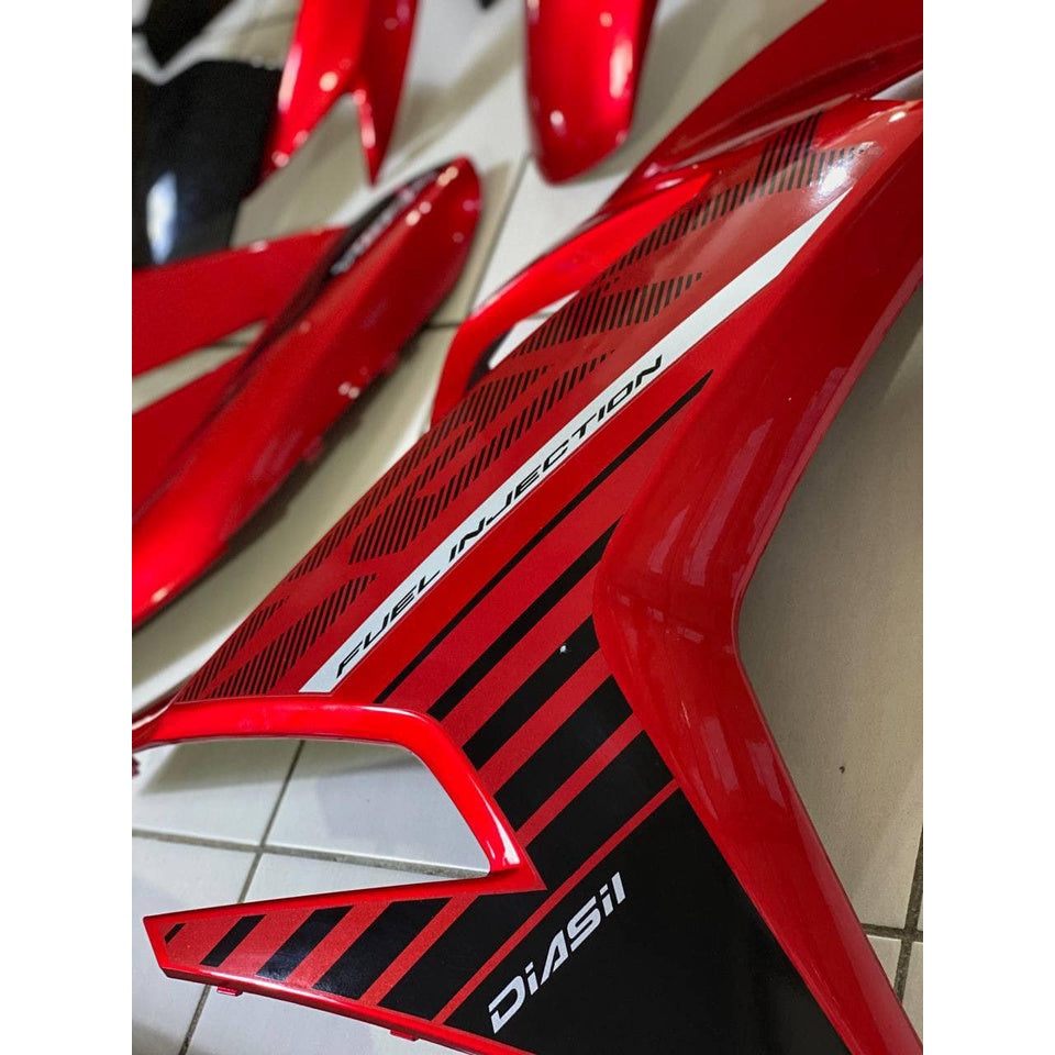 COVER SET Y15ZR V1 V2 RED SUN MERAH FIRST EDITION COVERSET BODYSET Y15ZR Y15 YSUKU VELOZI SIAP TAMPAL