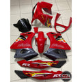 KAWASAKI NINJA DOUBLE R 150 RR BODY COVERSET STICKER TANAM RED MERAH SEKALI TANK ( 2 KOTAK BESAR ) OEM SET