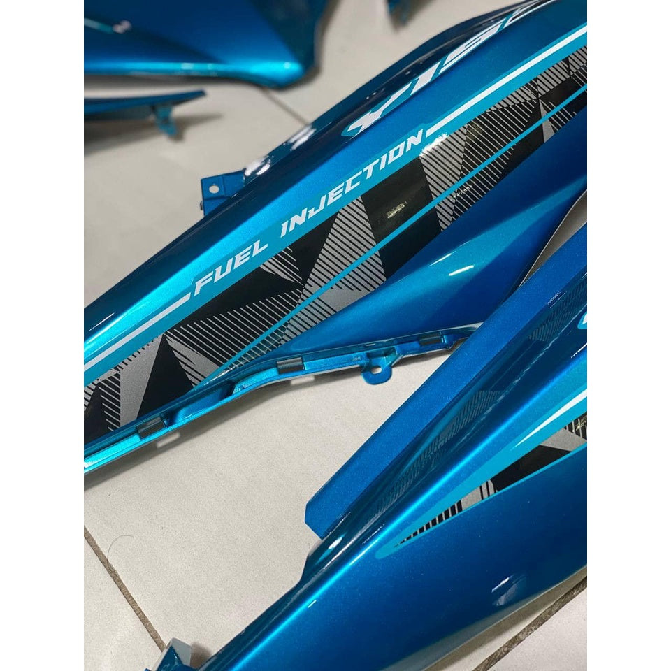 COVERSET Y15ZR V1 V2 CYAN CM6 ORIGINAL COLOUR 2019 COVER SET BODYSET Y15 YSUKU VELOZI SIAP TAMPAL