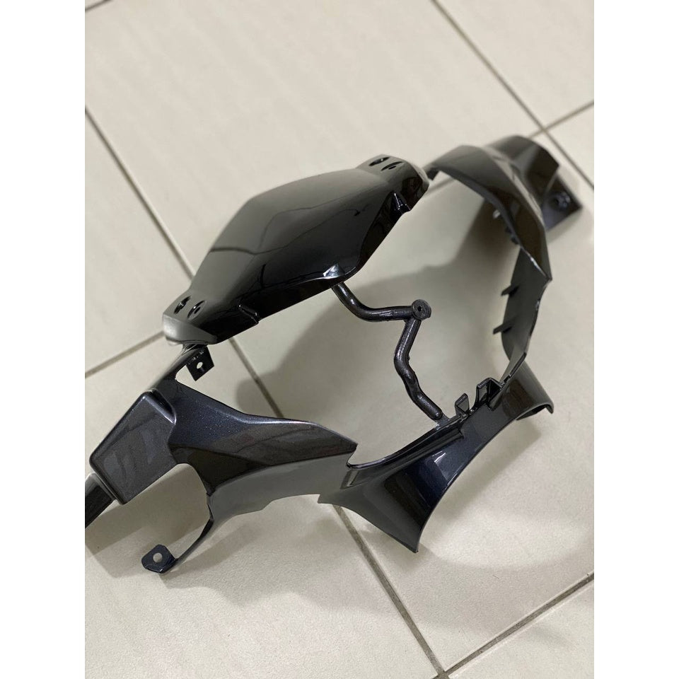 YAMAHA LC LC135 V6 V7 SD16 DESIGN DBMN8 GREY PATTERN LINE 2022 - COVERSET BODYSET SIAP TANAM VELOZI WITH COVER METER