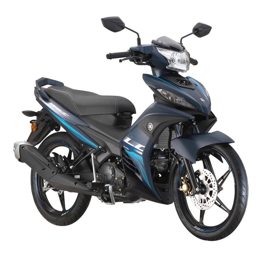 COVERSET BODYSET HLY LC135 V6 SPECIAL EDITION BIRU / MERAH SE COLOUR - ORIGINAL HONG LEONG YAMAHA - STRIPE SIAP TAMPAL