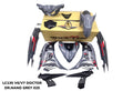 COVERSET BODYSET YAMAHA LC LC135 V6 V7 DR EXCITER NARDO GREY STRIPE TANAM CODE 025 DOCTOR EDITION OEM