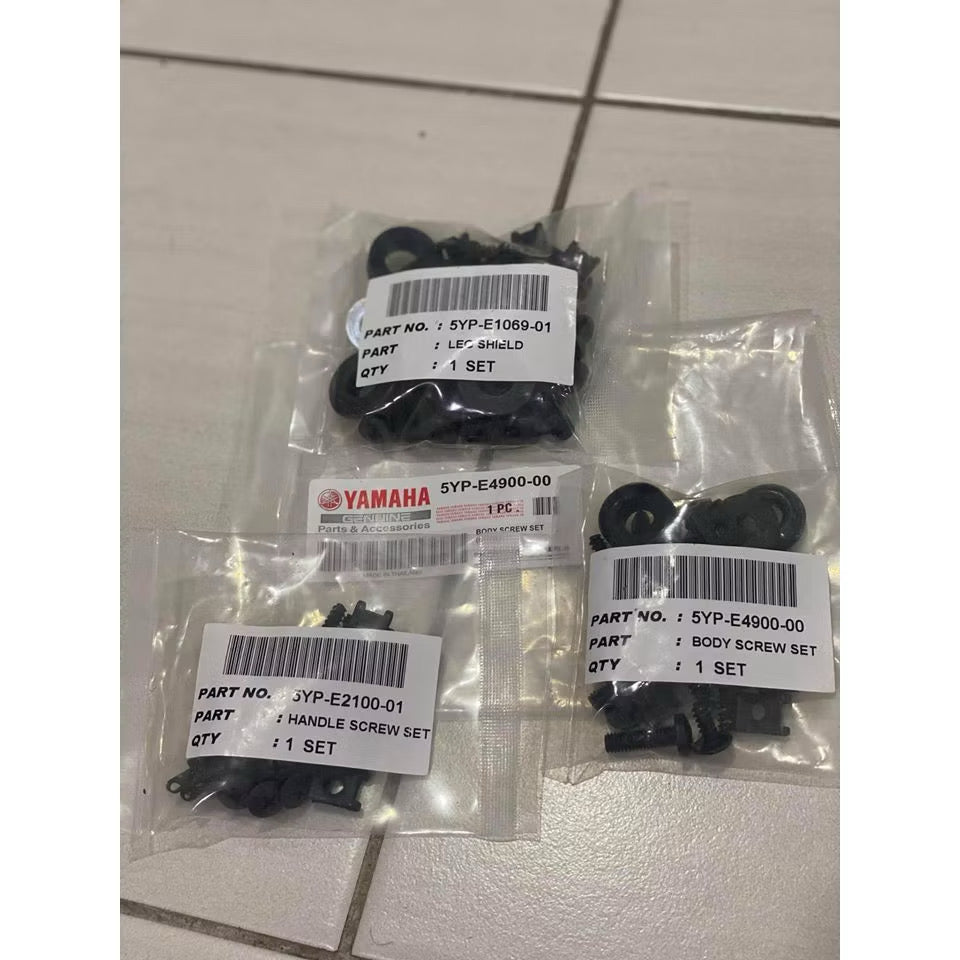 SCREW/SKRU FULLSET LENGKAP Y15ZR LC135 V1 V2 V3 V4 V5 V6 Y125Z / 125ZR ORIGINAL YAMAHA (THAI)