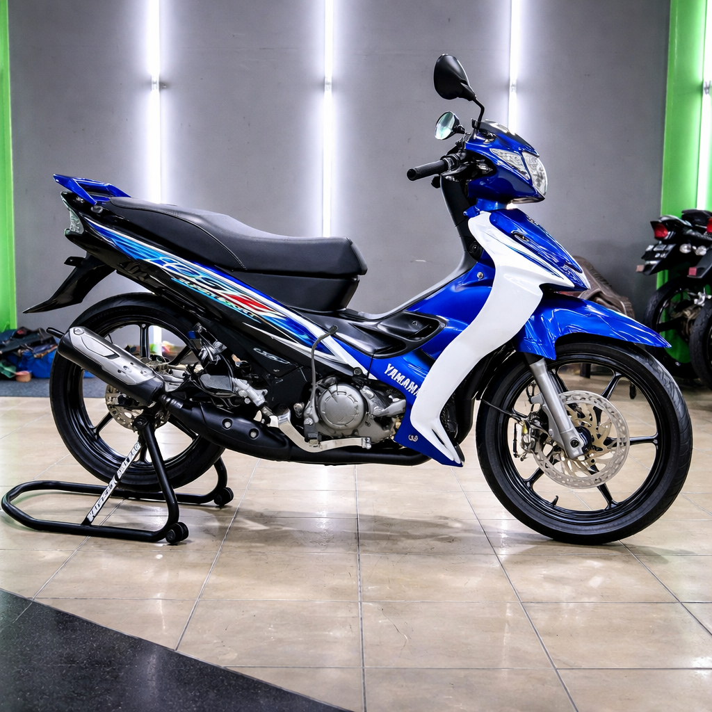 COVERSET ORIGINAL HLY HONG LEONG YAMAHA 125Z 125ZR MERAH BIRU HITAM SILVER GREY ROBOT BODY FRAME SIAP TAMPAL