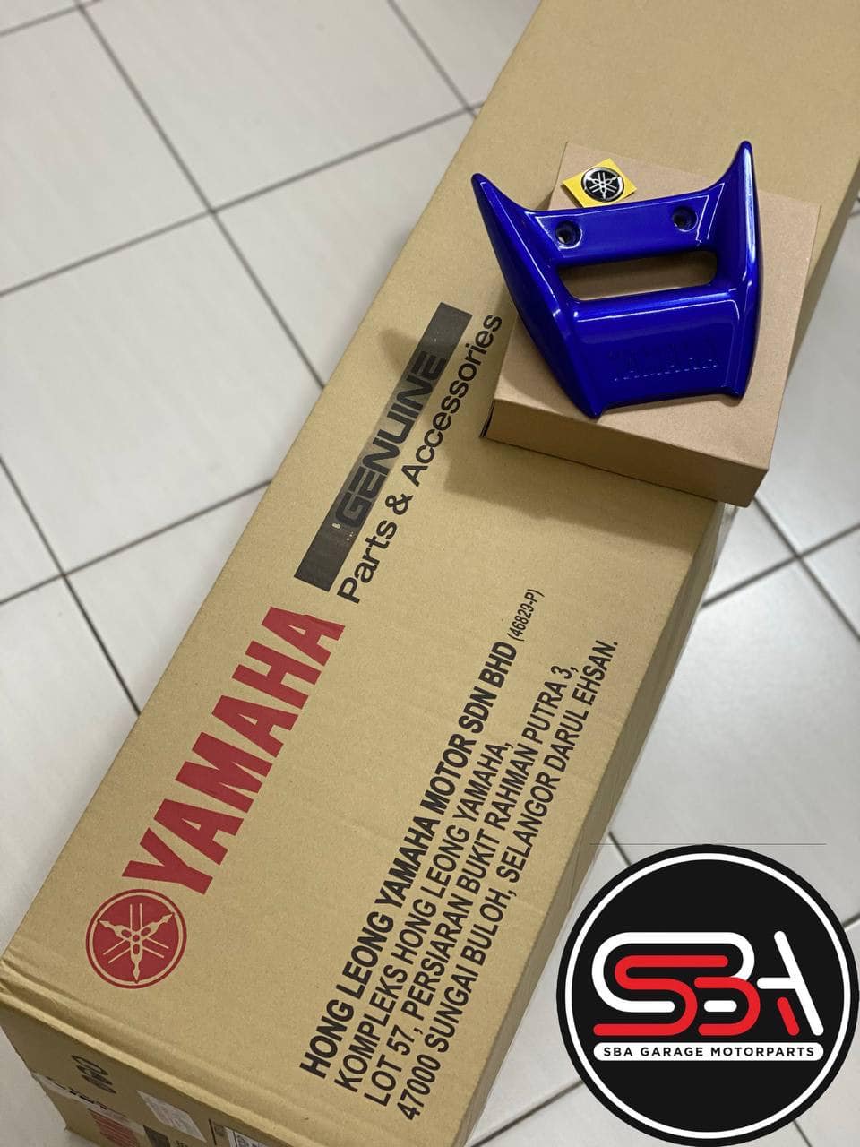COVERSET BODYSET YAMAHA 125z / 125zr BIRU GP – ORIGINAL HLY HONG LEONG YAMAHA FREE EMBLEM TIMBUL STRIPE SIAP TAMPAL