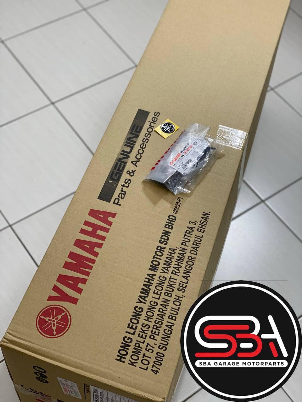 COVERSET ORIGINAL HLY YAMAHA 125 125Z 125ZR SILVER DIAMOND STRIPE/STICKER SIAP TAMPAL PERCUMA EMBLEM HONG LEONG YAMAHA