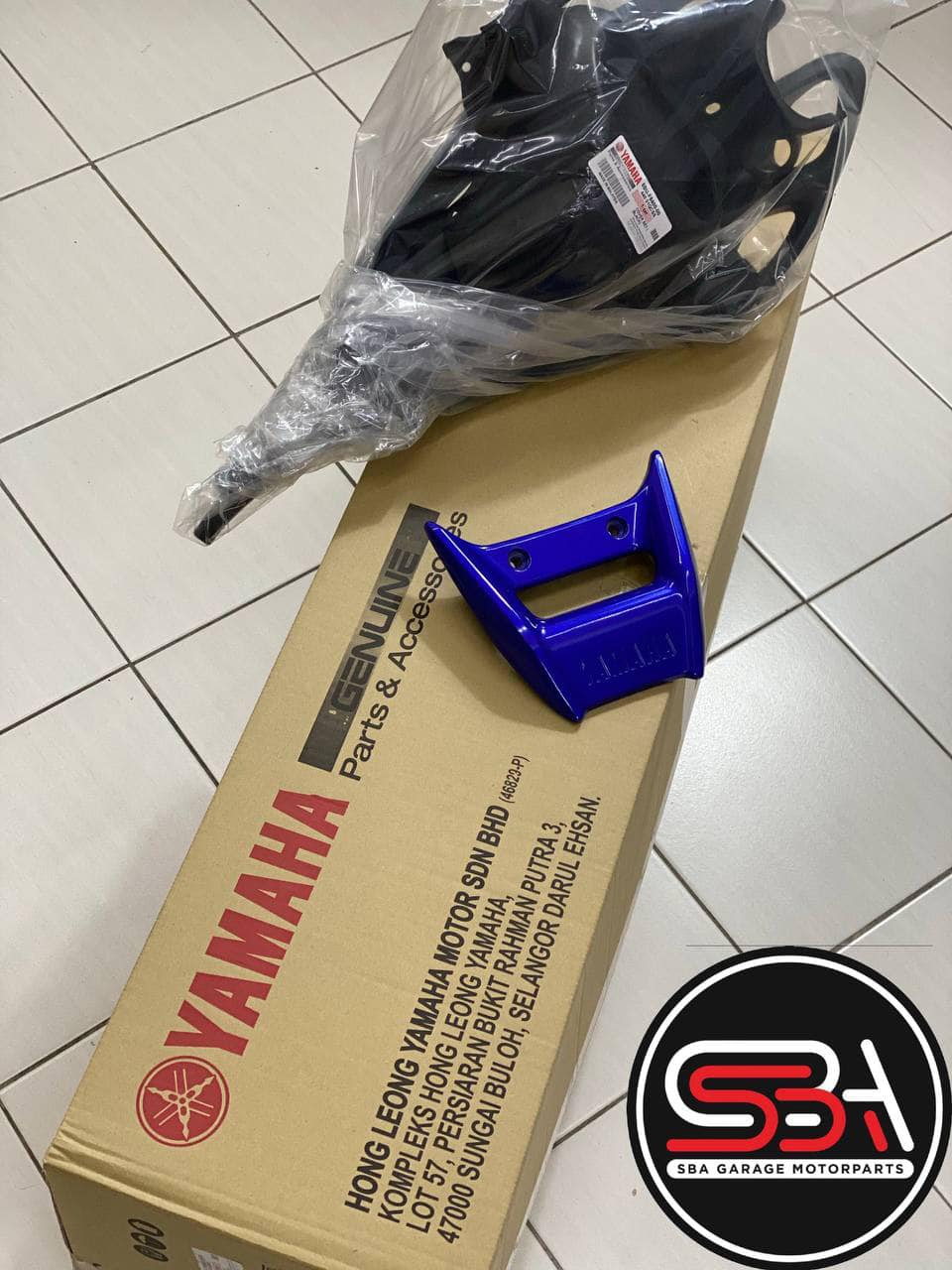 COVERSET BODYSET YAMAHA 125z / 125zr BIRU GP – ORIGINAL HLY HONG LEONG YAMAHA FREE EMBLEM TIMBUL STRIPE SIAP TAMPAL