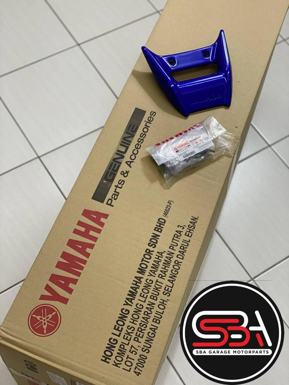 COVERSET BODYSET YAMAHA 125z / 125zr BIRU GP – ORIGINAL HLY HONG LEONG YAMAHA FREE EMBLEM TIMBUL STRIPE SIAP TAMPAL
