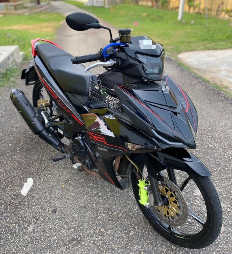 STICKER BODYSET / STRIPE COVERSET Y15 Y15ZR V1 V2 EXCITER RC MERAH RED MORITAKA YAMAHA ORIGINAL