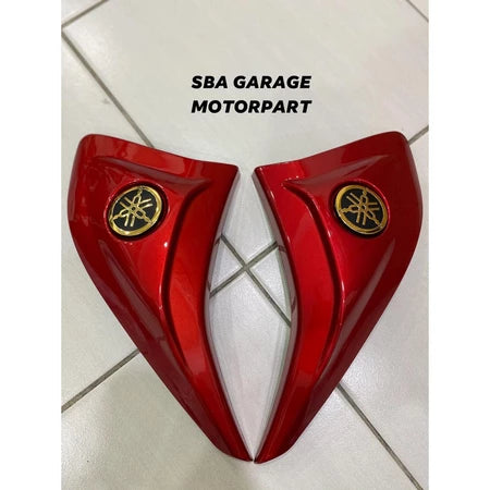 COVER CAP OEM EMBLEM SILVER/GOLD LC135 LC V6 V5 V4 V3 V2 AIR SCOOP LEG SHIELD – 5 COLOUR AVAILABLE – OEM SET