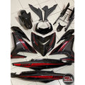 COVER SET Y15ZR V1 V2 MATELIC BLACK - RC MERAH COVERSET PREMIUM EDITION BODYSET Y15ZR Y15 YSUKU  V2 NEW ORIGINAL VELOZI