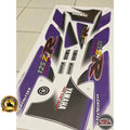STICKER / STRIPE COVERSET / COVER SET 125ZR PURPLE BATA MORITAKA YAMAHA ORIGINAL