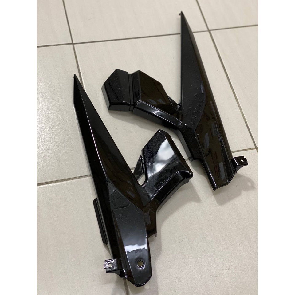 COVERSET YAMAHA LC LC135 V2 V3 V4 V5 V6 V7 HITAM KILAT FULL STRIPE MERAH BATIK SMOKE SIAP TAMPAL HLY M SEKI VELOZI