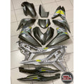 Y16 COVERSET Y16ZR ORIGINAL EQUIPMENT MANUFACTURED OEM DOCTOR EXCITER GREY KILAT 2022 YAMAHA SIAP TANAM