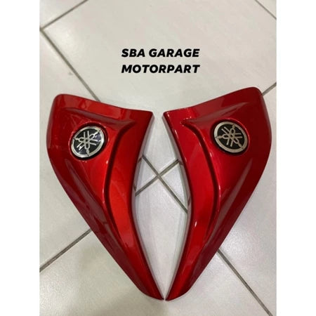 COVER CAP OEM EMBLEM SILVER/GOLD LC135 LC V6 V5 V4 V3 V2 AIR SCOOP LEG SHIELD – 5 COLOUR AVAILABLE – OEM SET