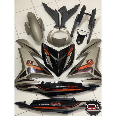 COVERSET BODYSET YAMAHA Y15 Y15ZR YSUKU V1 V2 100% ORIGINAL HLY VELOZI GREY MATT MT2 TITAN 2020 HONG LEONG YAMAHA WS3