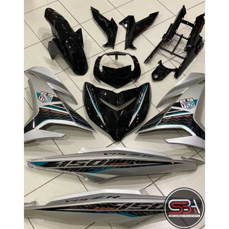COVERSET BODYSET YAMAHA Y Y15 Y15ZR YSUKU V1 100% ORIGINAL HLY / EQUIPMENT MANUFACTRURER OEM SIAP TAMPAL STRIPE VELOZI