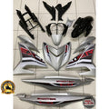 YAMAHA BODYSET Y15 YSUKU Y15ZR V1 V2 EXCITER 2021 NEW DESIGN SPECIAL EDITION SILVER STRIPE TANAM CLEAR - OEM COVERSET