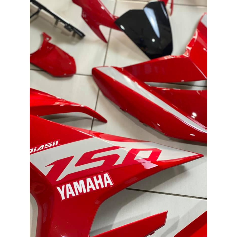 COVER SET Y15ZR V2 SNIPER RED SUN MATELIC COVERSET PREMIUM EDITION BODYSET Y15ZR Y15 YSUKU  V2 NEW ORIGINAL VELOZI S3