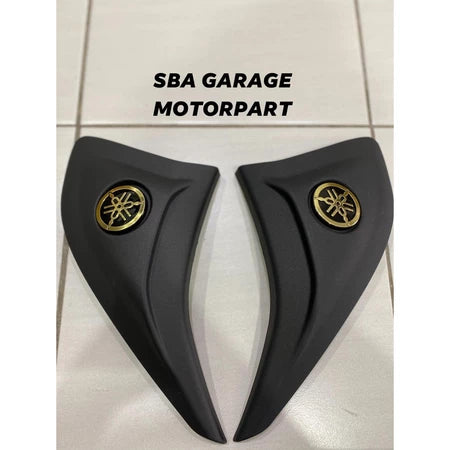 COVER CAP OEM EMBLEM SILVER/GOLD LC135 LC V6 V5 V4 V3 V2 AIR SCOOP LEG SHIELD – 5 COLOUR AVAILABLE – OEM SET