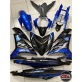 COVERSET BODYSET YAMAHA Y15 Y15ZR YSUKU V1 V2 BLUE BLACK BIRU STORM VELOZI STICKER SIAP TAMPAL KILANG 2019