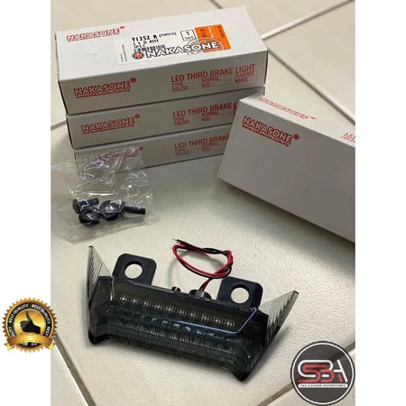 CARRIER SPOILER ARMREST / LAMPU LED 125Z 125ZR LED ASSY THIRD BRAKE NAKASONE TINTED PLUG N PLAY BACK LAMP