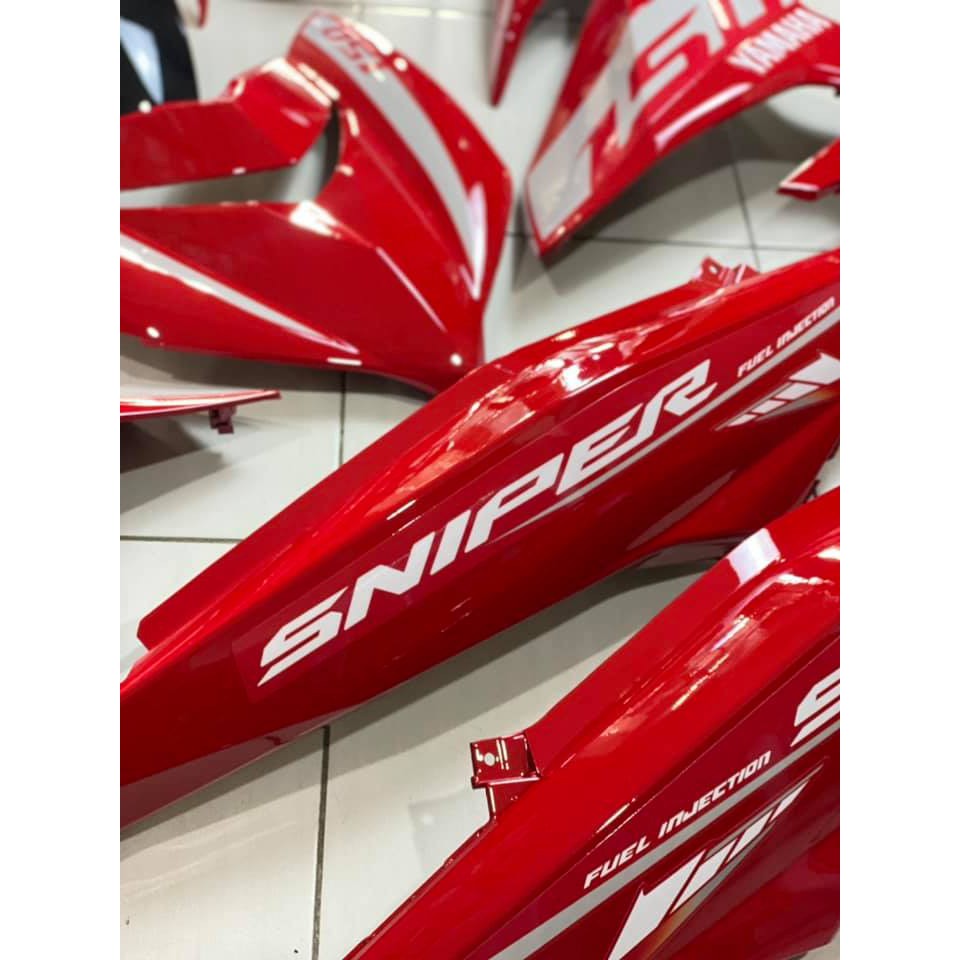 COVER SET Y15ZR V2 SNIPER RED SUN MATELIC COVERSET PREMIUM EDITION BODYSET Y15ZR Y15 YSUKU  V2 NEW ORIGINAL VELOZI S3