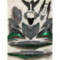 COVERSET YAMAHA Y15ZR YSUKU V1 V2 MATELIC GREY (22) CHROME GREEN ORIGINAL VELOZI SIAP TAMPAL