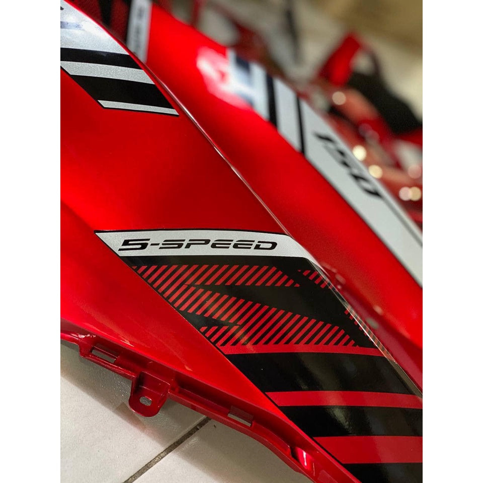 COVER SET Y15ZR V1 V2 RED SUN MERAH FIRST EDITION COVERSET BODYSET Y15ZR Y15 YSUKU VELOZI SIAP TAMPAL