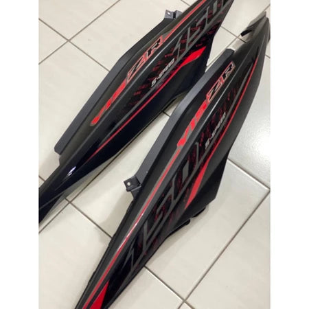 COVER SET Y15ZR V1 V2 RM7 RED SILVER MATT 2017 COLOUR PREMIUM COVERSET BODYSET Y15ZR Y15 YSUKU NEW ORIGINAL VELOZI / HLY