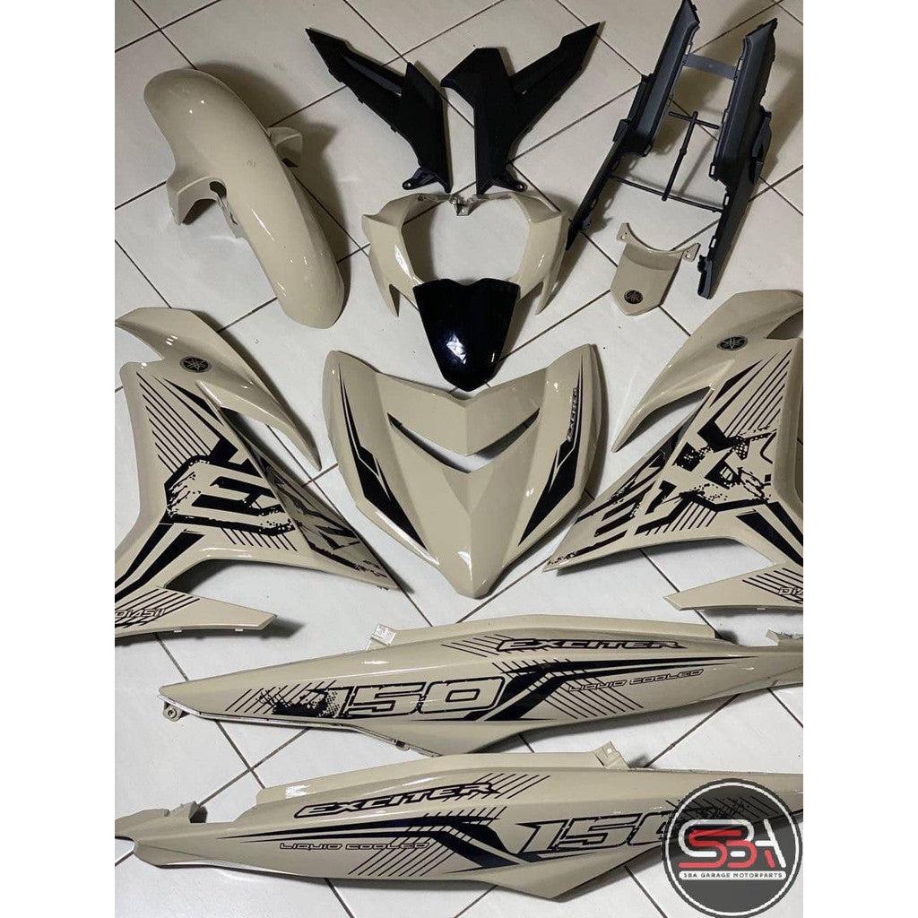 COVER SET Y15ZR V1 V2 MOCHA WHITE EXCITER THAI 2021 COVERSET PREMIUM EDITION BODYSET Y15ZR Y15 YSUKU NEW ORIGINAL VELOZI