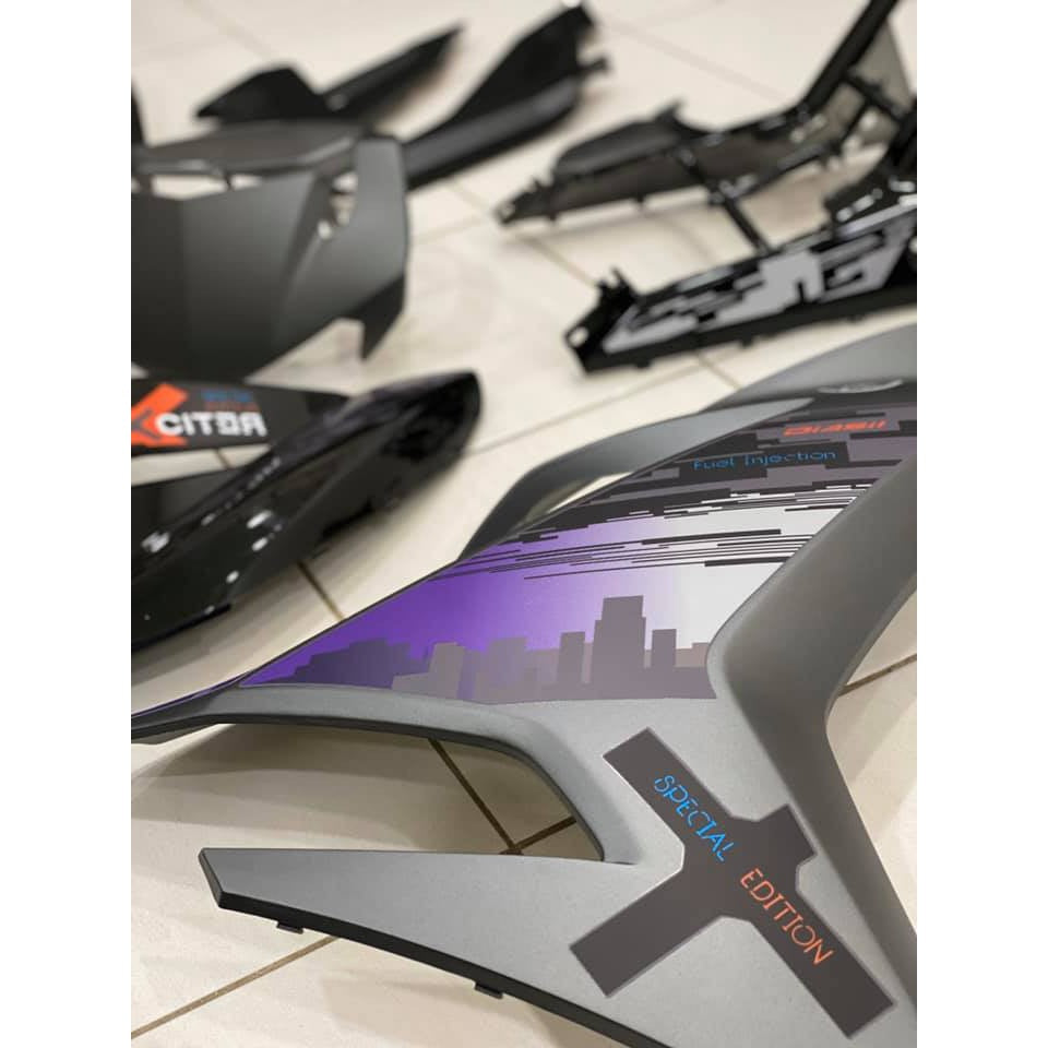COVERSET BODYSET YAMAHA Y Y 15 Y15ZR YSUKU V1 DUSK & DAWN DARK GREY OEM – ORIGINAL EQUIPMENT MANUFACTURER