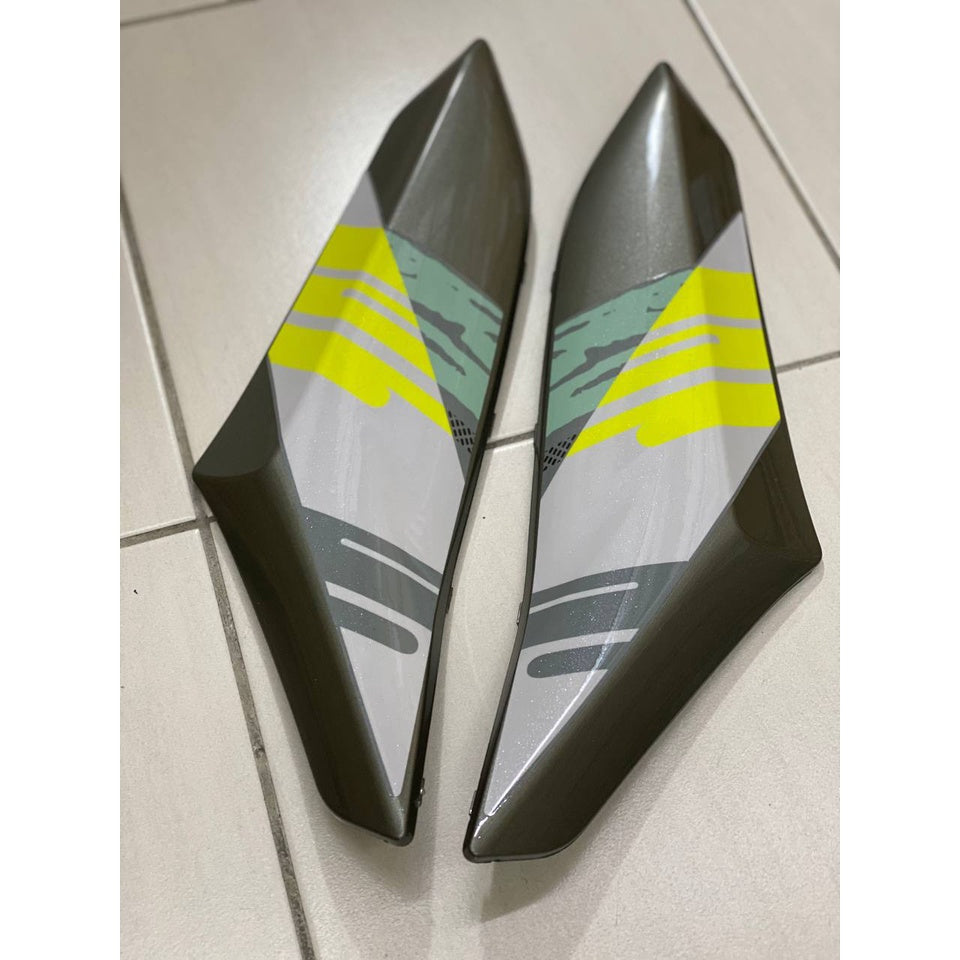 Y16 COVERSET Y16ZR ORIGINAL EQUIPMENT MANUFACTURED OEM DOCTOR EXCITER GREY KILAT 2022 YAMAHA SIAP TANAM
