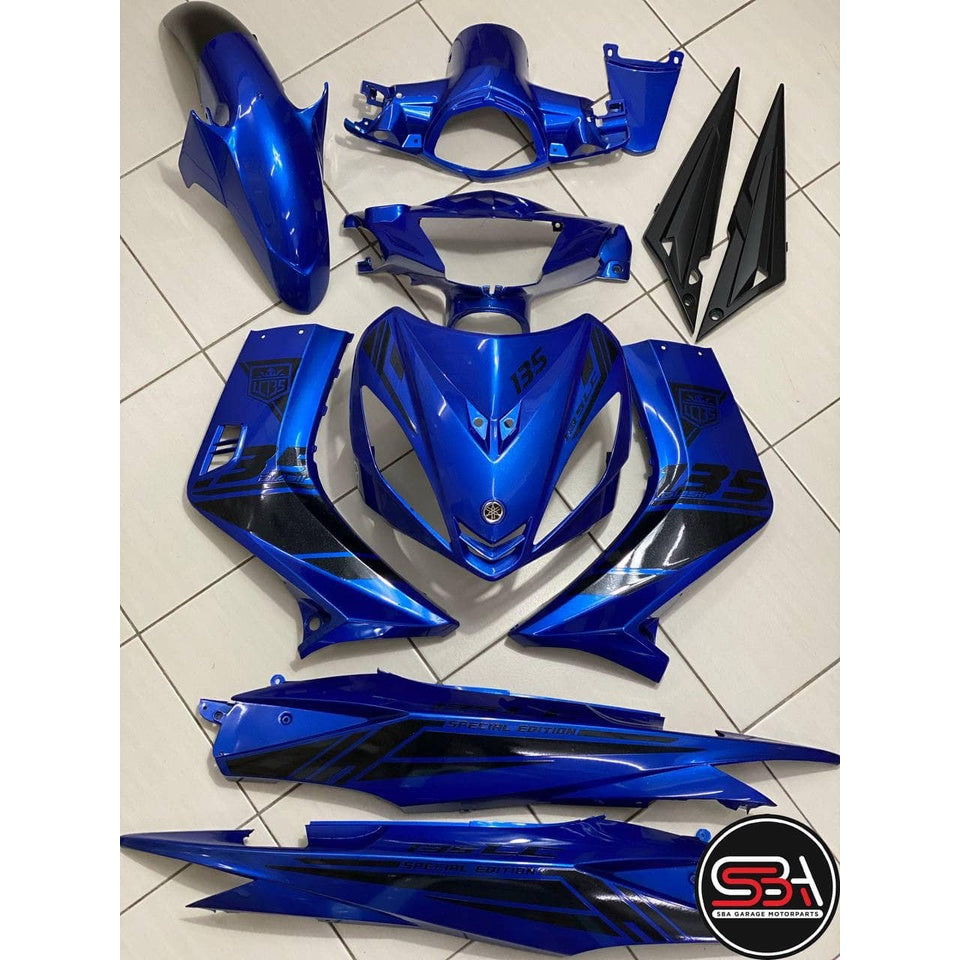 LC LC135 OEM V1 V2 V3 V4 V5 V6 V7 BIRU BLUE BLACK MATELIC 2022 - COVERSET OEM SIAP TANAM ORIGINAL EQUIPMENT MANUFACTURER