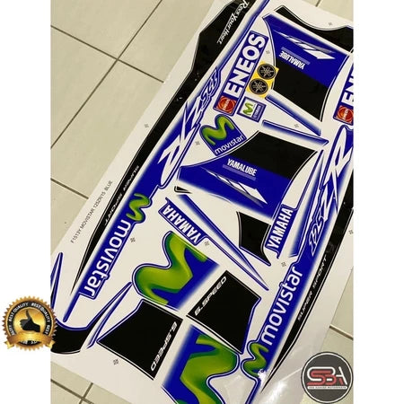 STICKER STRIPE BODY SET / COVERSET 125ZR  MORITAKA MOVISTAR ENEOS ORIGINAL YAMAHA